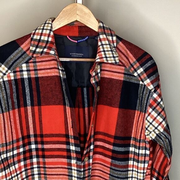 Scotch & Soda XS Oversized Flannel Jacket - Picture 1 of 5